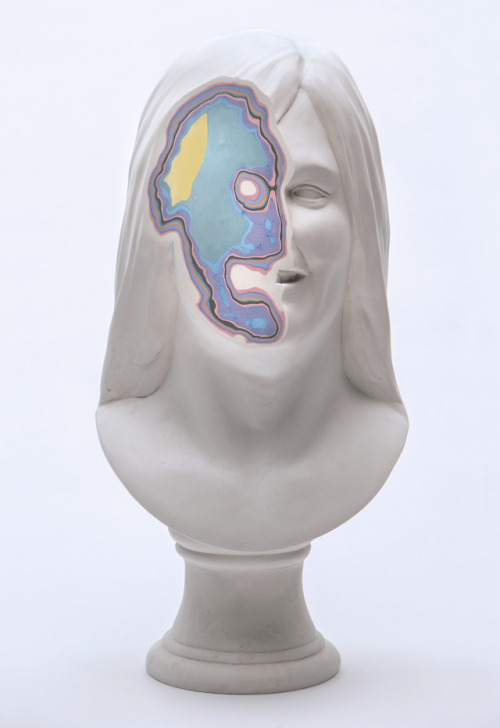itscolossal: Colorfully Eroded Busts Explore Abstract Perceptions of Interiority by Christina West