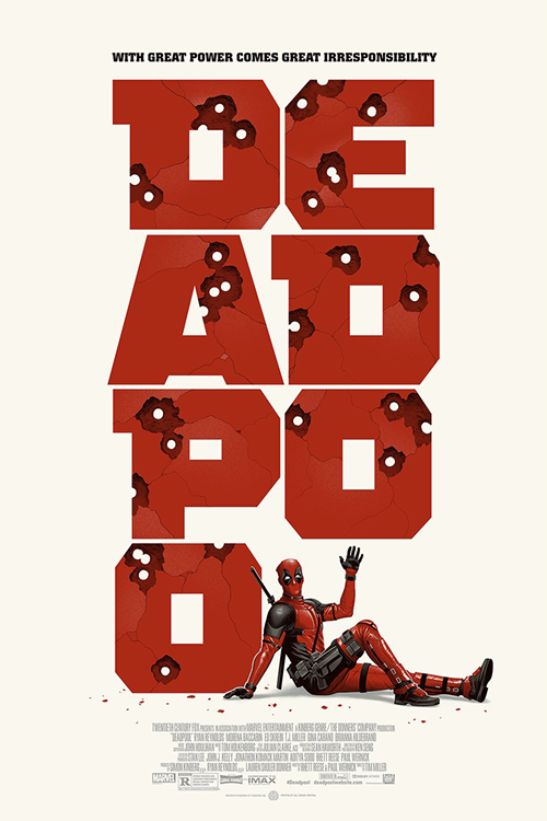 gamora:   Mondo posters for Deadpool (2016), designed by Phantom City Creative