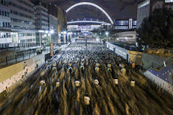 soccerdotcom:  People leaving Wembley Stadium.