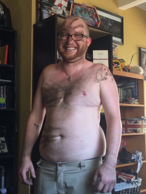 thepaganjew:This is what happens when I’m left in the backyard by myself. I turn myself into an Orc.