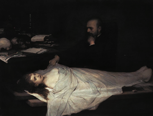 nuclearharvest: The Anatomist by Gabriel von Max 1869