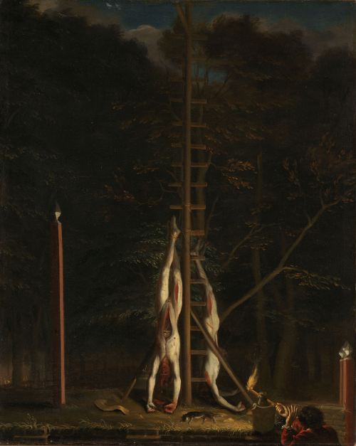 Jan de Baen - The Corpses of the De Witt Brothers (1672 - 1675)