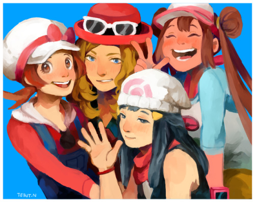 When They Are Actually Happy VS When Their Character Lies In My HandsFavorite Pokegals edition . Fav