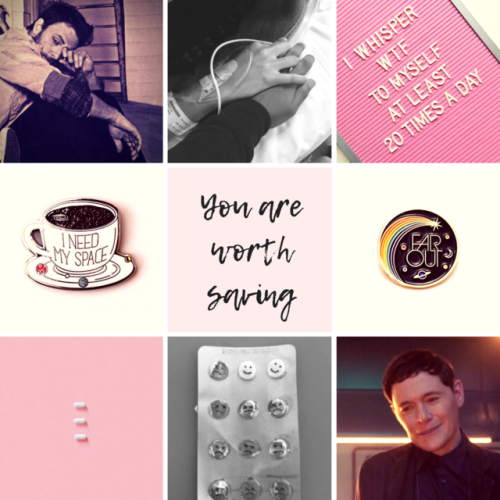 rainbowstarbird: Aesthetic: Soft pinkish Newmann in recovery, post-Uprising. You are worth saving.