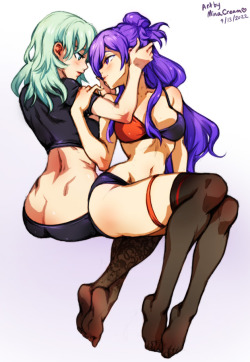 Sex #889 F!Byleth x Shez (Fire Emblem Three Hopes)Support pictures