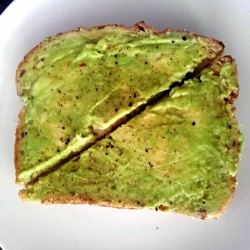 vivaathletic:  Avocado on toast, best breakfast