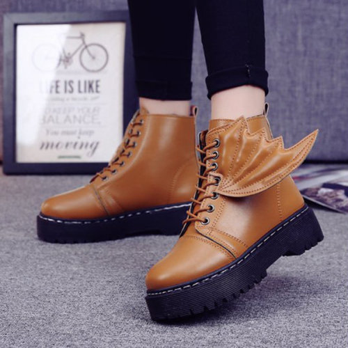 niseu:Cool Little Devil Wing Ankle Boots► discount code : Joanna15