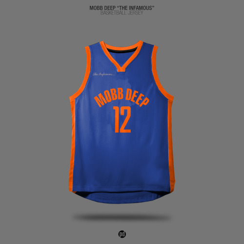 thepurpletape:  Patso Dimitrov is on a roll. The designer has made a habit of turning  classic rap album covers into basketball jerseys, and they’re always  beautiful. We even asked him to make a few more after catching wind of  the first round, and