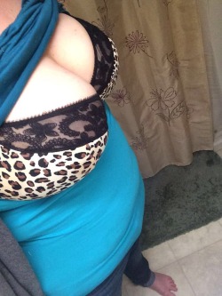 hotwifegb:  Lace, leopard, and boobs 💕