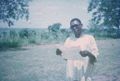 A man reading a newspaper, 1960s
Vintage Nigeria