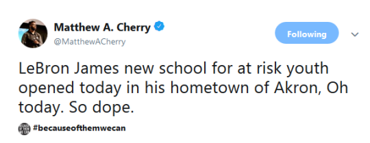 byecolonizer: byecolonizer:  https://www.usatoday.com/story/sports/nba/2018/07/30/lebron-james-promise-school-akron-ohio/862159002/ Some  people don’t understand how big this is, opening a school, especially a  public one is a huge undertaking and even