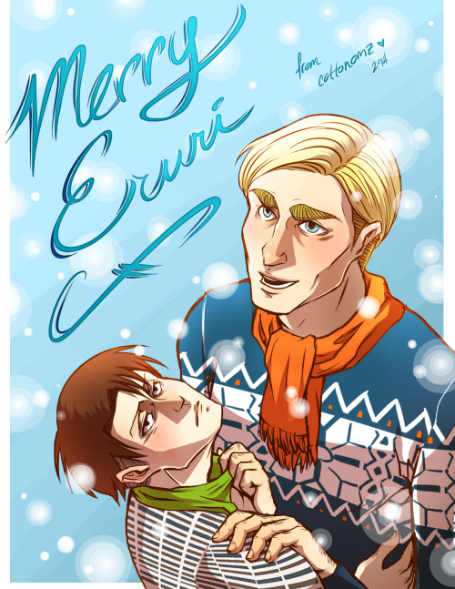 merryeruri~ i sent this to a bunch of eruri buddies and some of them got it already so i think this 