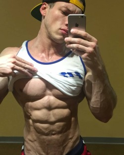 athleticbrutality: jockology: JOCKOLOGY shredded perfection  when you see yourself in that screen knowing the pussy is on lock