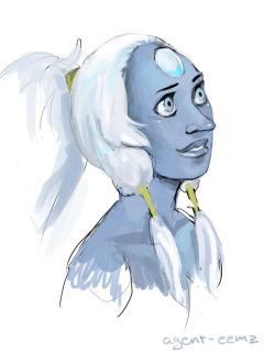 agent-eemz:  i was supposed to be doing work tonight but i sketched opal instead. 