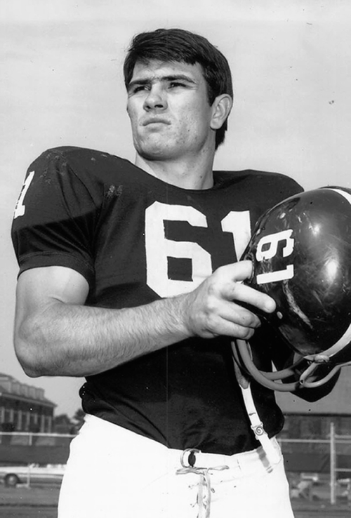 historicaltimes:Tommy Lee Jones when he was an offensive guard for Harvard University varsity footba