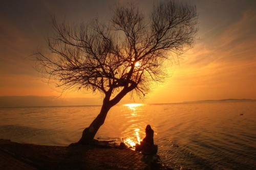 Sunset on Gölyazi, Turkey by ardaerlik