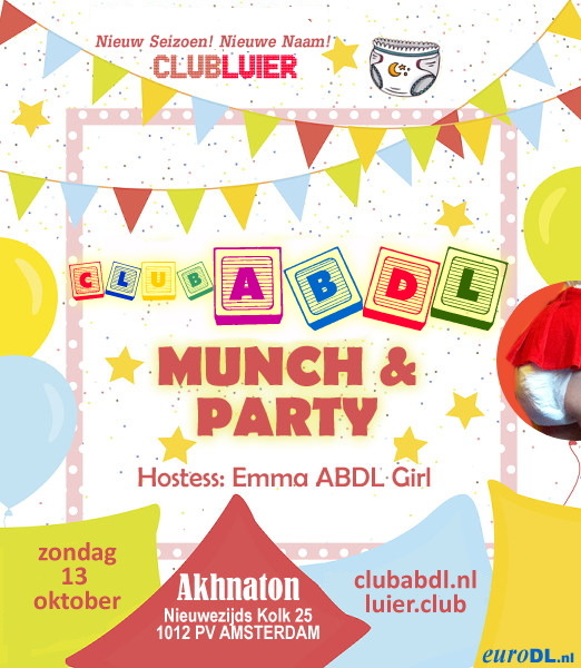 emma-abdlgirl:Sun 13 Oct: Club ABDL party in Amsterdam Hey are you coming to the Club ABDL party in October?https://abdl.amsterdam/tp-event/13-oct-2019-club-abdl-party-the-halloween-edition/And we have a Pancake Pre-meet as well! 