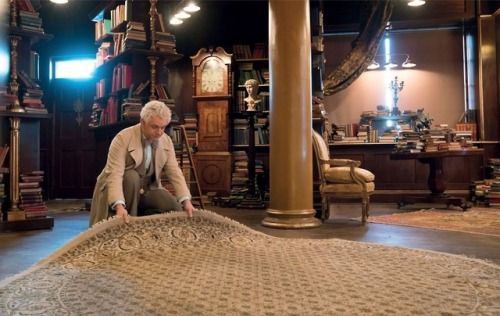 nestofstraightlines:mizgnomer:Behind the Scenes of Aziraphale’s Bookshop (as it burns down)Excerpt f