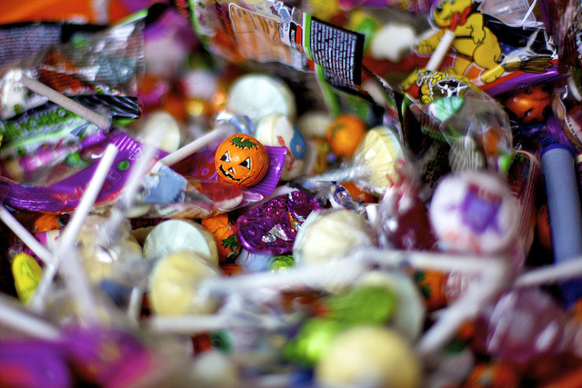 enchanting-autumn:  trick or treat by impossible_paul on Flickr. 