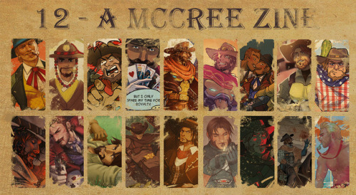 There’s high noon zine somewhere in the world..12: a McCree Zine, created by fans, for fans ♥&mdash;