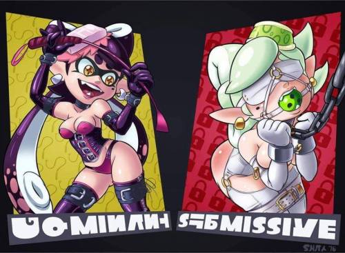 Callie(Aori) & Marie(Hotaru)   (japanese names)Marie(Hotaru) can be my sub anyday