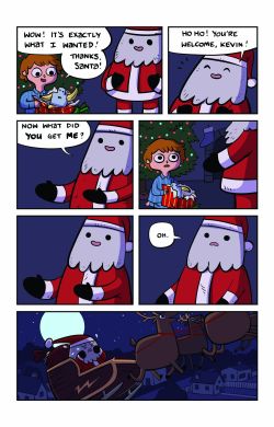 funnypageszine:  This comic was made for Cards Against Humanity&lsquo;s 12 Days of Holiday Bullshit by Anthony Clark. 