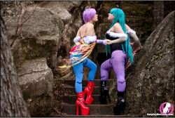 hexhypoxia:   Soul Sisters  now live on Cosplay Deviants eeek!!! photos by Sinful Side of SSD models myself and Anastassia Bear wings by Crone Designs