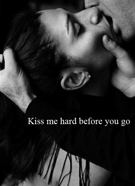 cravehiminallways212:  Wish I didn’t have to go…that last kiss. Fuck. I would