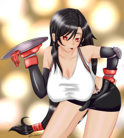 Waitress Tifa :Pwait For Some Variations&Amp;Hellip;