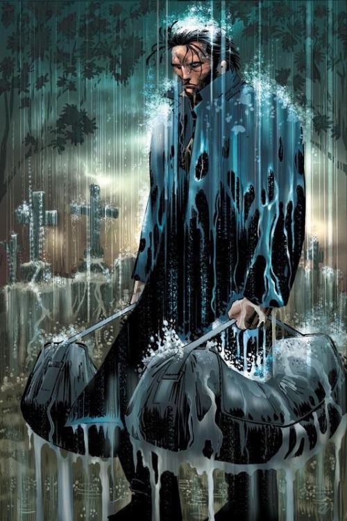 ungoliantschilde:some heroes in the rain, by John Romita, Jr.