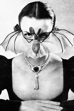  Bat Mask from Elegante Welt No. 4 1951 (via) 