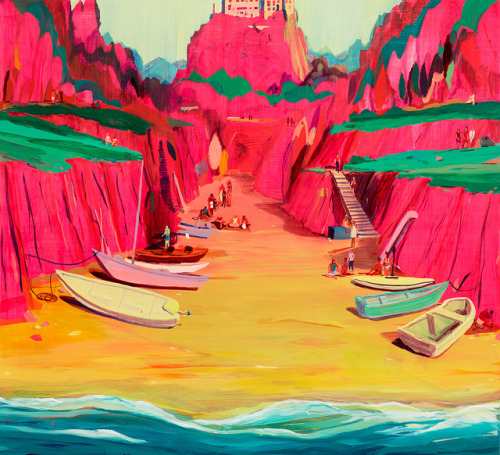 Jules de Balincourt (French, b. 1972, Paris, France, based Brooklyn, NY, USA) - Sanctuary, 2016  Pai