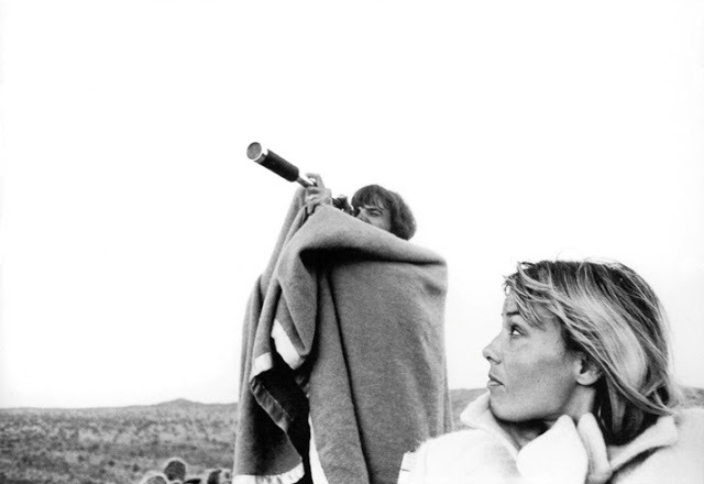 blankemon:Anita Pallenberg and Gram Parsons at Joshua Tree, CA, 1969 (Photo by Michael