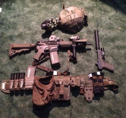 dr-joe:  My gear so far. Time to go do some bumping around in the night and practice some drills. 