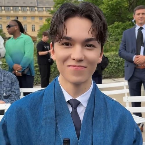 You Finish Fixing Vernon's Tie As He Looks Down At You With His Silly Little Grin On His Face.