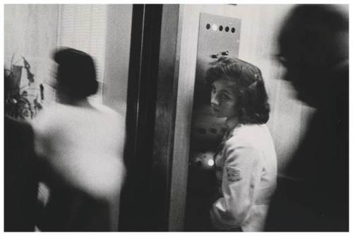 Robert Frank (Swiss-American, b.1924) - Elevator, Miami Beach, 1955