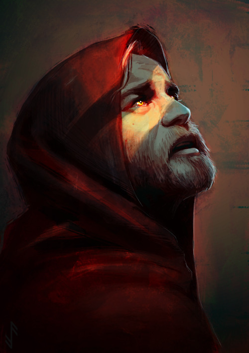 myurbandream:poplitealqueen:themadknightuniverse:Sith!Obi-WanA somber looking Sith Obi?I’m sol