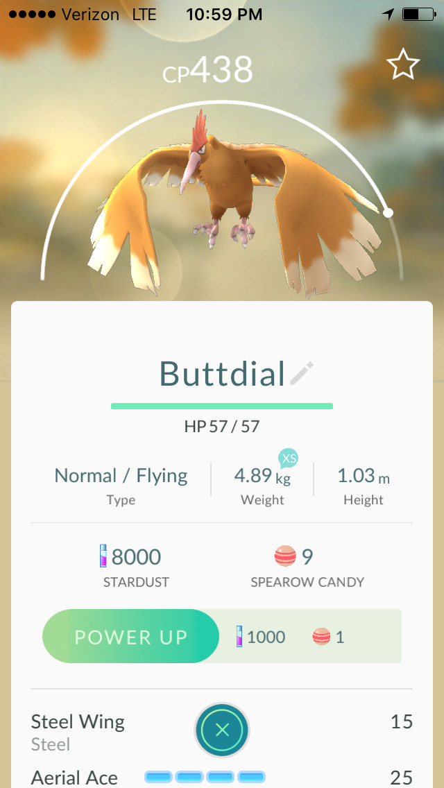 pokemongostories:  So this is the ferocious Buttdial the Fearow, terror of Wrigleyville,