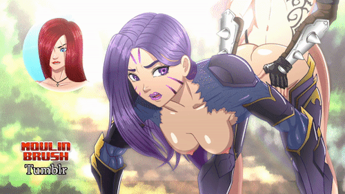 moulinbrush:   Kai’Sa  the new Champion from League of Legends! has a really hardcore time wit