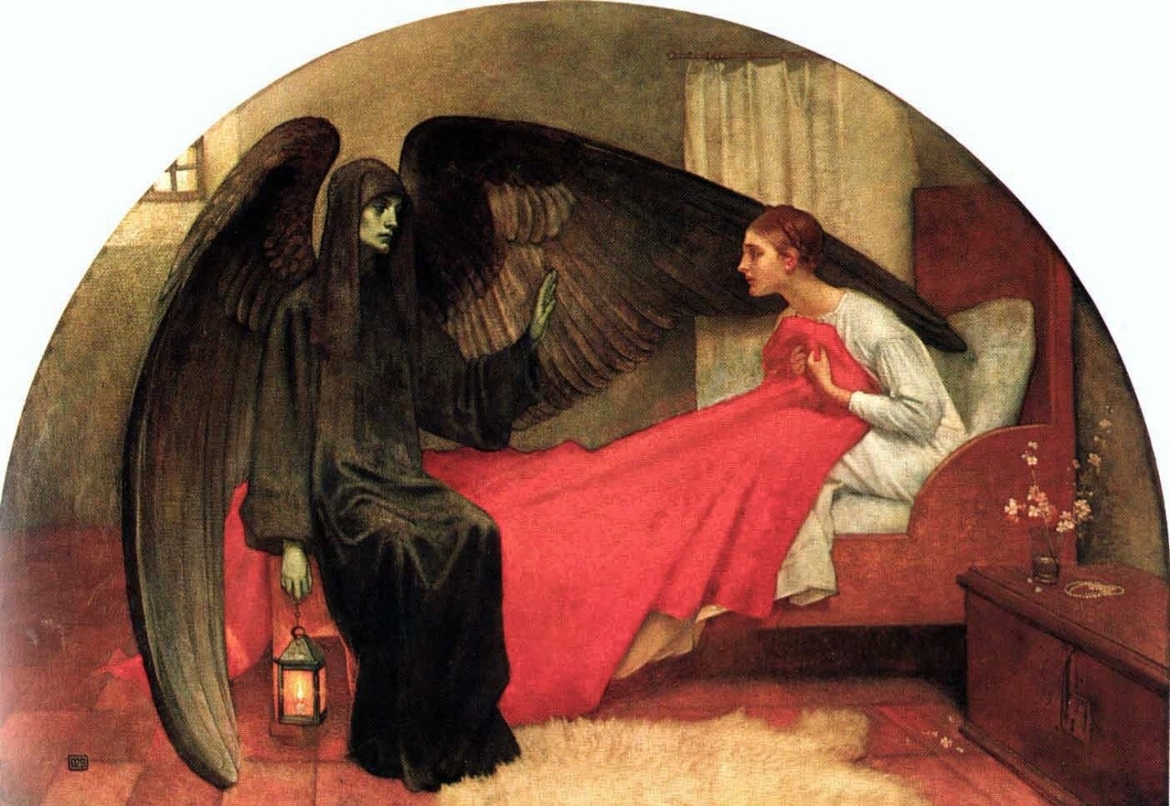 childservices:  tfa95dbs:  Death and the Maiden.  Marianne (Preindlsberger) Stokes.