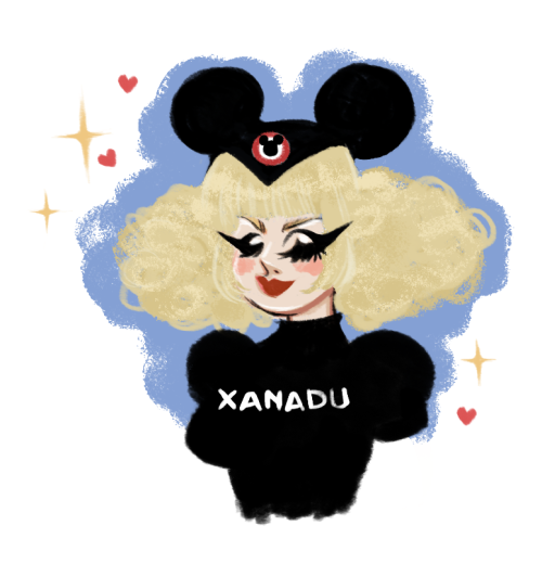  Did this little doodle in between some legit work - my Mouseketeer look that I wear way too much. 