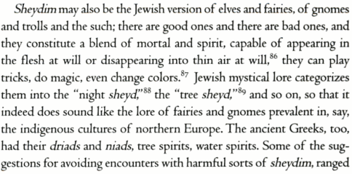 pipistrellus: Rabbi Gershon Winkler exploring the concept of sheydim in Magic of the Ordinary