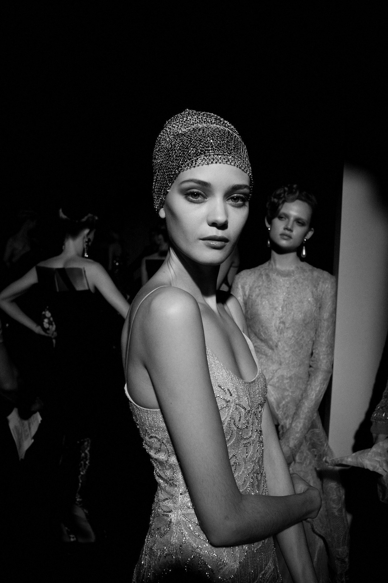 laralilac:  Diana Moldovan at Armani SuperPier Show’s Backstage 