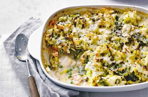 Colcannon fish pie