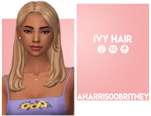 Ivy HairBGCHat Compatible18 EA ColorsCustom Thumbnails for all filesTerms Of UseDOWNLOAD  |  TWITTER