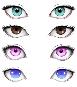 cosmos-kitty:  Some quick eyes testing out