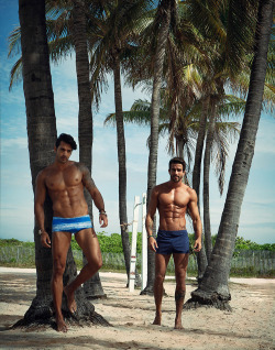 handsomemales:  erasmo viana and william albuquerque by giuliano correia for made in brazil 