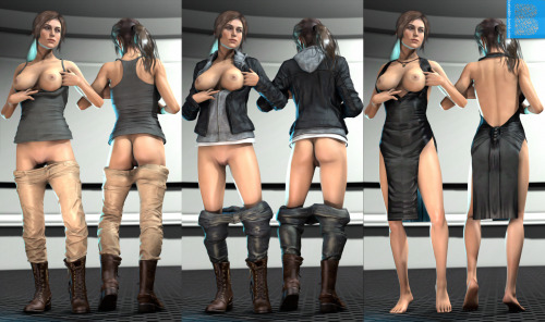 barbellsfm:  New update B.15 to Barbell Lara Beta should be live now on SFMLAB. Download Clothes have extra options to expose Lara. Face Bones added to Brows, Cheeks, Lips & Tongue. Protrusion bone added for extra movement.  Toes are now rigged.