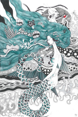 panchmonster:  The Little Mermaid by Frances Alcaraz 