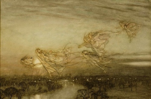 loumargi:Arthur Rackham -serpentineArthur Rackham - A fairy sentArthur Rackham- twillight dreams